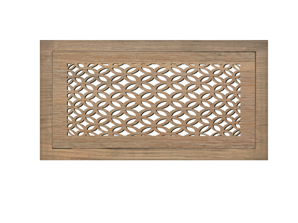 3D Circular - Vent Cover Wood flush registers