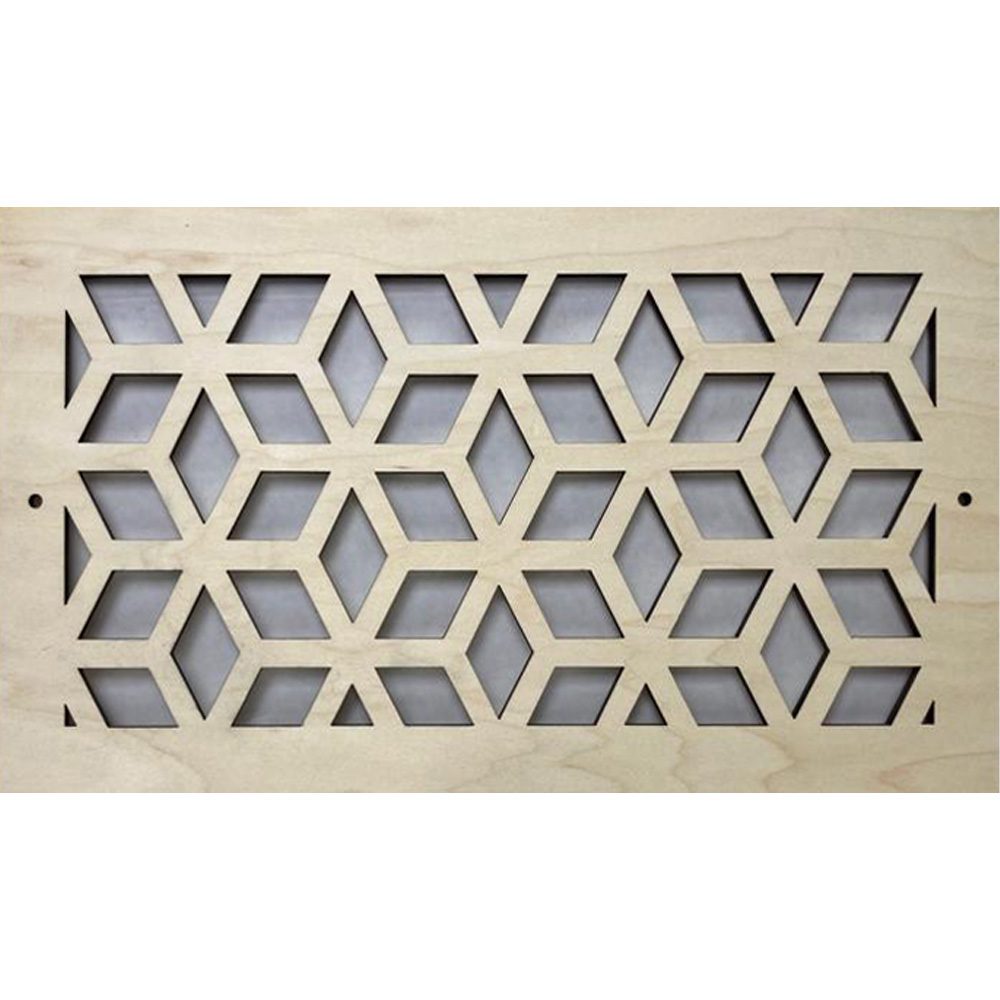Clearance - Register - Cubes - 6x12 - White