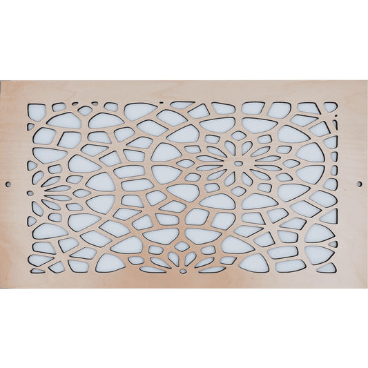 Floral - Vent Cover, Decorative Air Vent, Decorative Vent Cover, Custom Air Vent Cover, Stellar Air, Charleston, SC