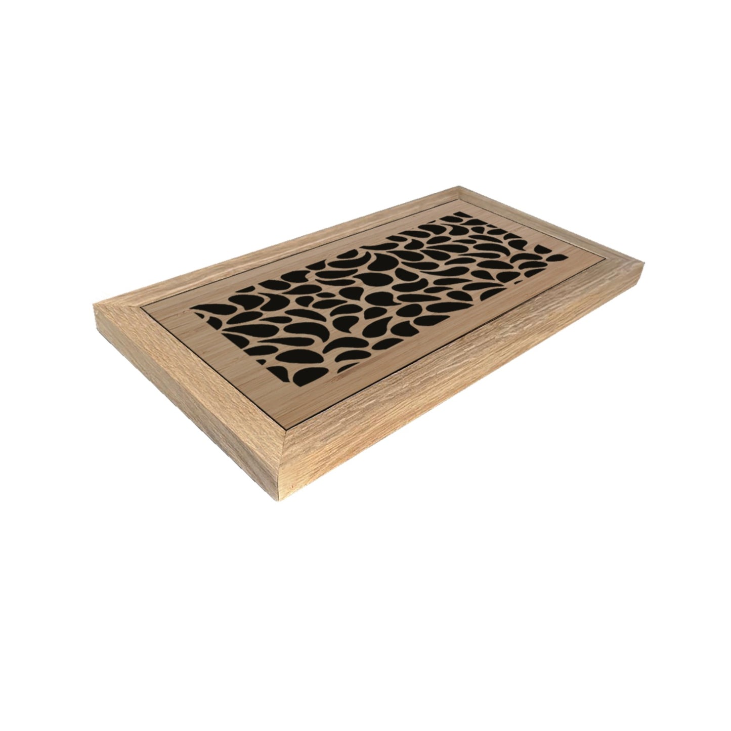 Rain Drop angle - Vent Cover Wood flush registers (new construction)