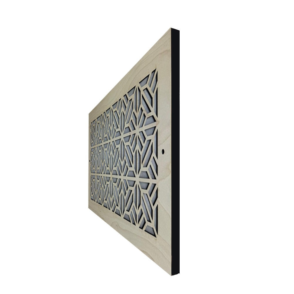Spring Tile - Vent Cover Wood Registers for Wall/Ceiling