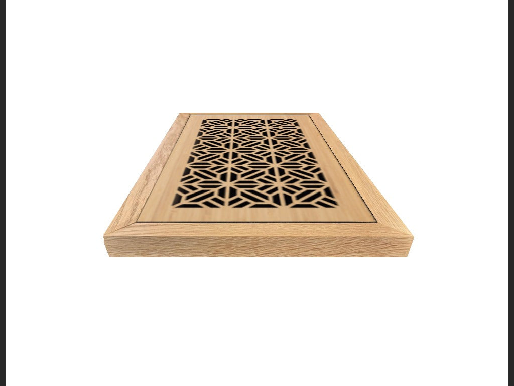 spring Tile - Vent Cover Wood flush registers (new construction)