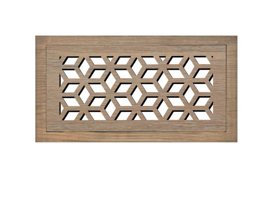 Cubes - Vent Cover Wood flush registers