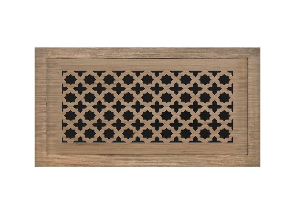 French Pavilion angle- Vent Cover Wood flush registers (new construction)