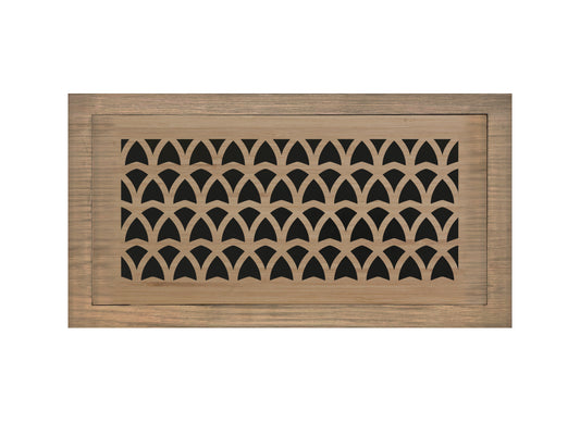 Heavenly Arches Angle - Vent Cover Wood flush registers