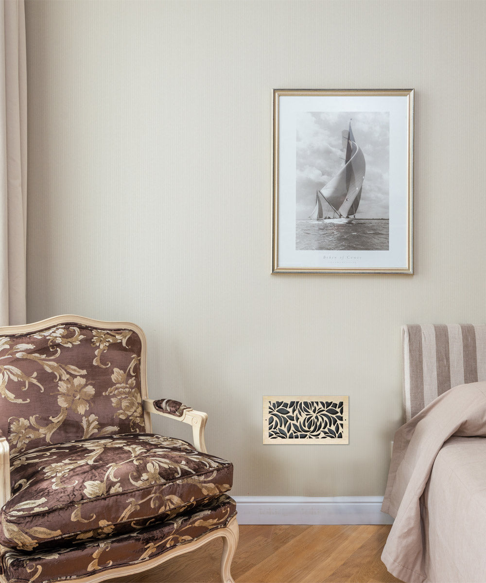 Leaves - Vent Cover Wood Registers for Wall/Ceiling