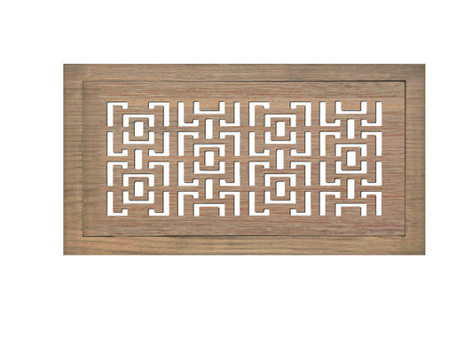 Oriental - Vent Cover Wood flush registers