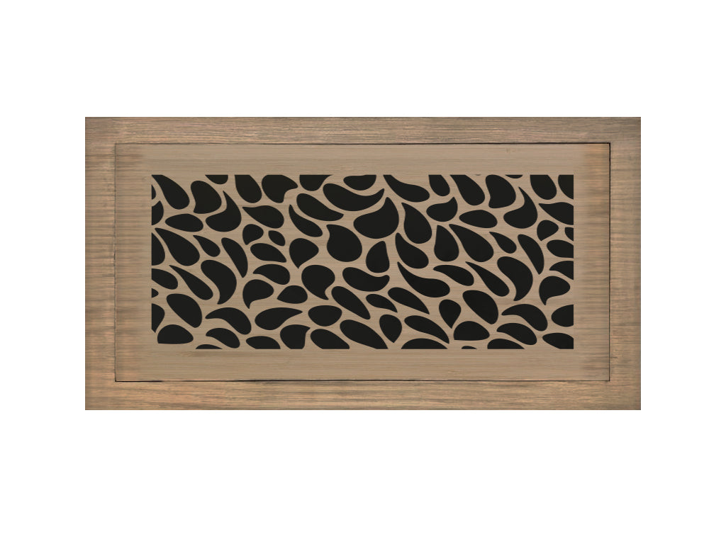 Rain Drop angle - Vent Cover Wood flush registers (new construction)