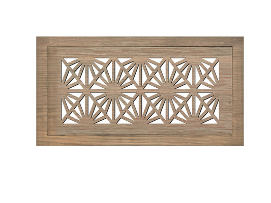 Sunburst - Vent Cover Wood flush registers