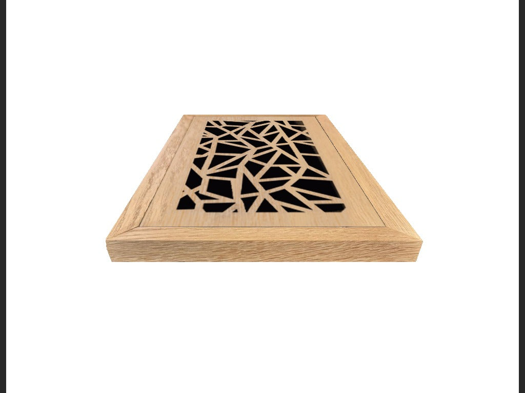 Triangles - Vent Cover Wood flush registers