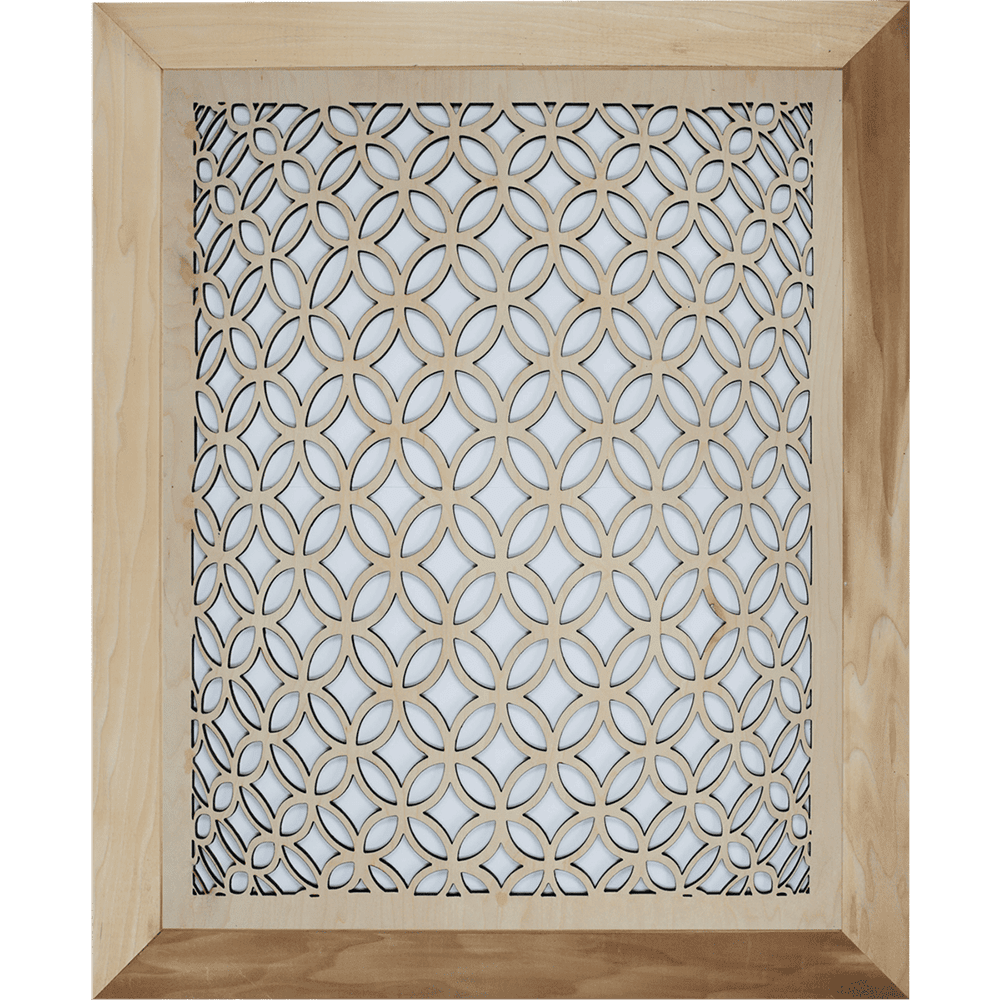 3D Circular - Grille Cover - With Frame, Intake Air Grille, Air Vent Grille Cover, Decorative Air Vent, Stellar Air, Charleston, SC