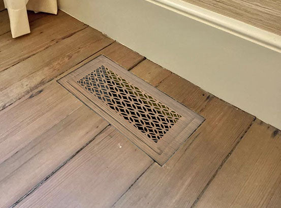 3D Circular - Vent Cover Wood flush registers (new construction)