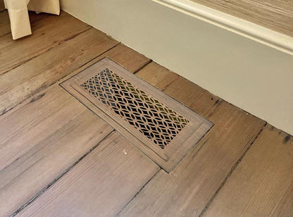 3D Circular - Vent Cover Wood flush registers (new construction)