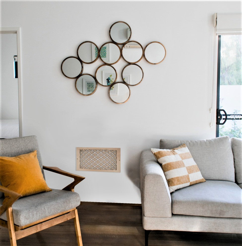 3D Circular - Vent Cover Wood Registers for Wall/Ceiling – Stellar Air ...