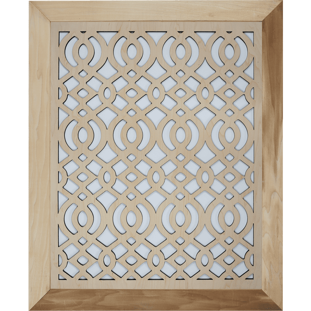 Arabic - Grille Cover - With Frame, Decorative Vent Cover, Vent Cover, Stellar Air, Custom Air Vent Cover, Charleston, SC