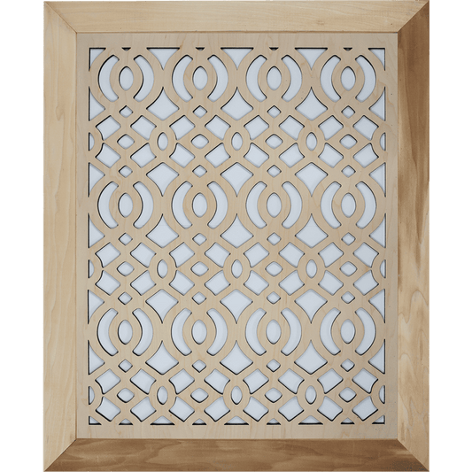 Arabic - Grille Cover - With Frame, Decorative Vent Cover, Vent Cover, Stellar Air, Custom Air Vent Cover, Charleston, SC