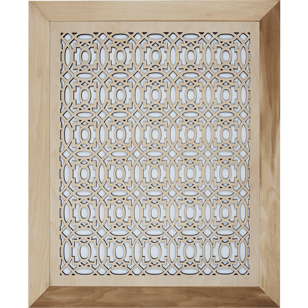 Moroccan - Grille Cover - With Frame, Wall Vent, Intake Air Grille, Stellar Air, Decorative Vent Covers, Charleston, SC