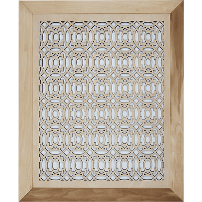 Moroccan - Grille Cover - With Frame, Wall Vent, Intake Air Grille, Stellar Air, Decorative Vent Covers, Charleston, SC