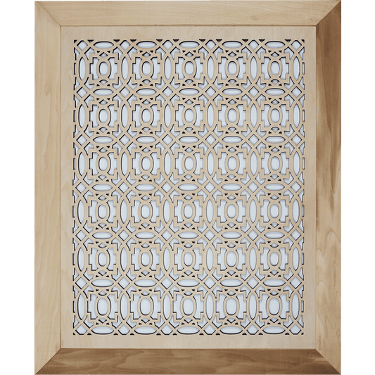 Moroccan - Grille Cover - With Frame, Wall Vent, Intake Air Grille, Stellar Air, Decorative Vent Covers, Charleston, SC