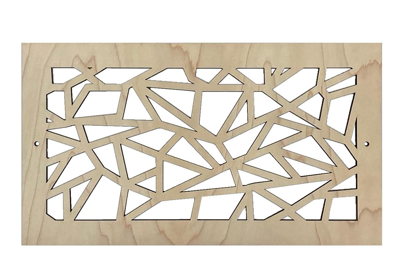 Triangles - Vent Cover Wood Registers for Wall/Ceiling