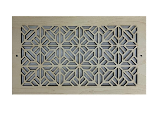 Spring Tile - Vent Cover Wood Registers for Wall/Ceiling