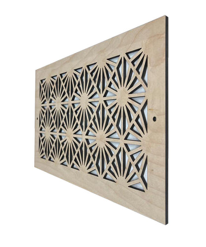 Sunburst - Vent Cover Wood Registers for Wall/Ceiling