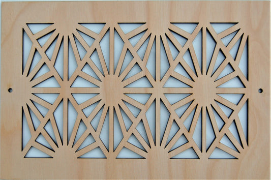 Sunburst - Vent Cover Wood Registers for Wall/Ceiling