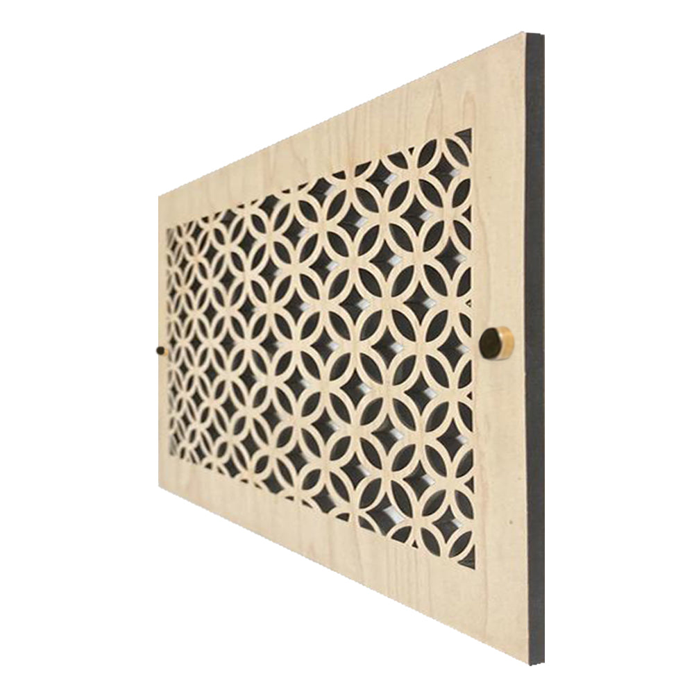 3D Circular - Vent Cover Wood Registers for Wall/Ceiling