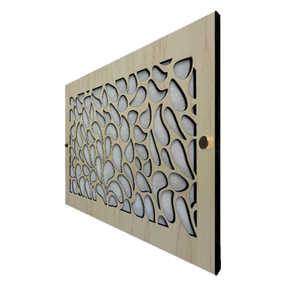 Rain Drop - Vent Cover Wood Registers for Wall/Ceiling