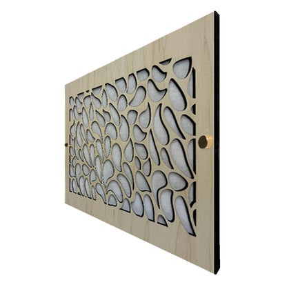 Rain Drop - Vent Cover Wood Registers for Wall/Ceiling