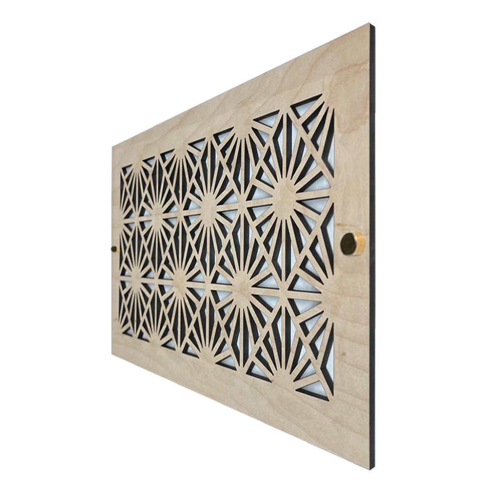 Sunburst - Vent Cover Wood Registers for Wall/Ceiling