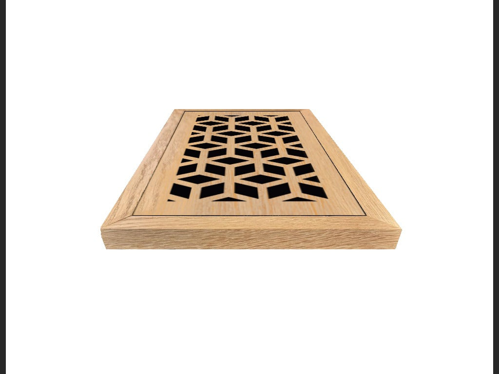 Cubes - Vent Cover Wood flush registers (new construction)