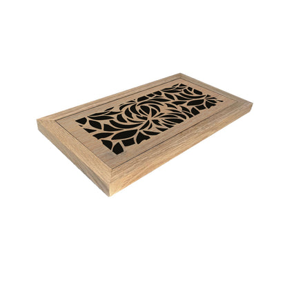Leaves - Vent Cover Wood flush registers (new construction)