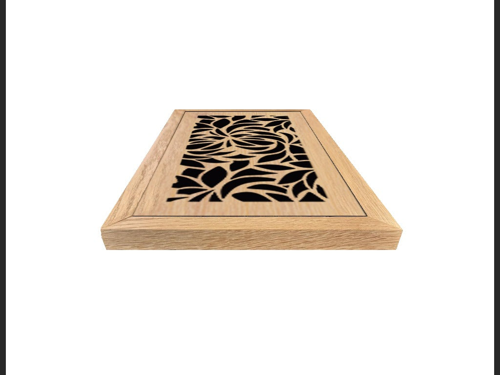 Leaves - Vent Cover Wood flush registers (new construction)