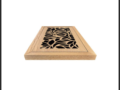 Leaves - Vent Cover Wood flush registers (new construction)
