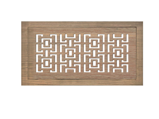 Oriental - Vent Cover Wood flush registers (new construction)