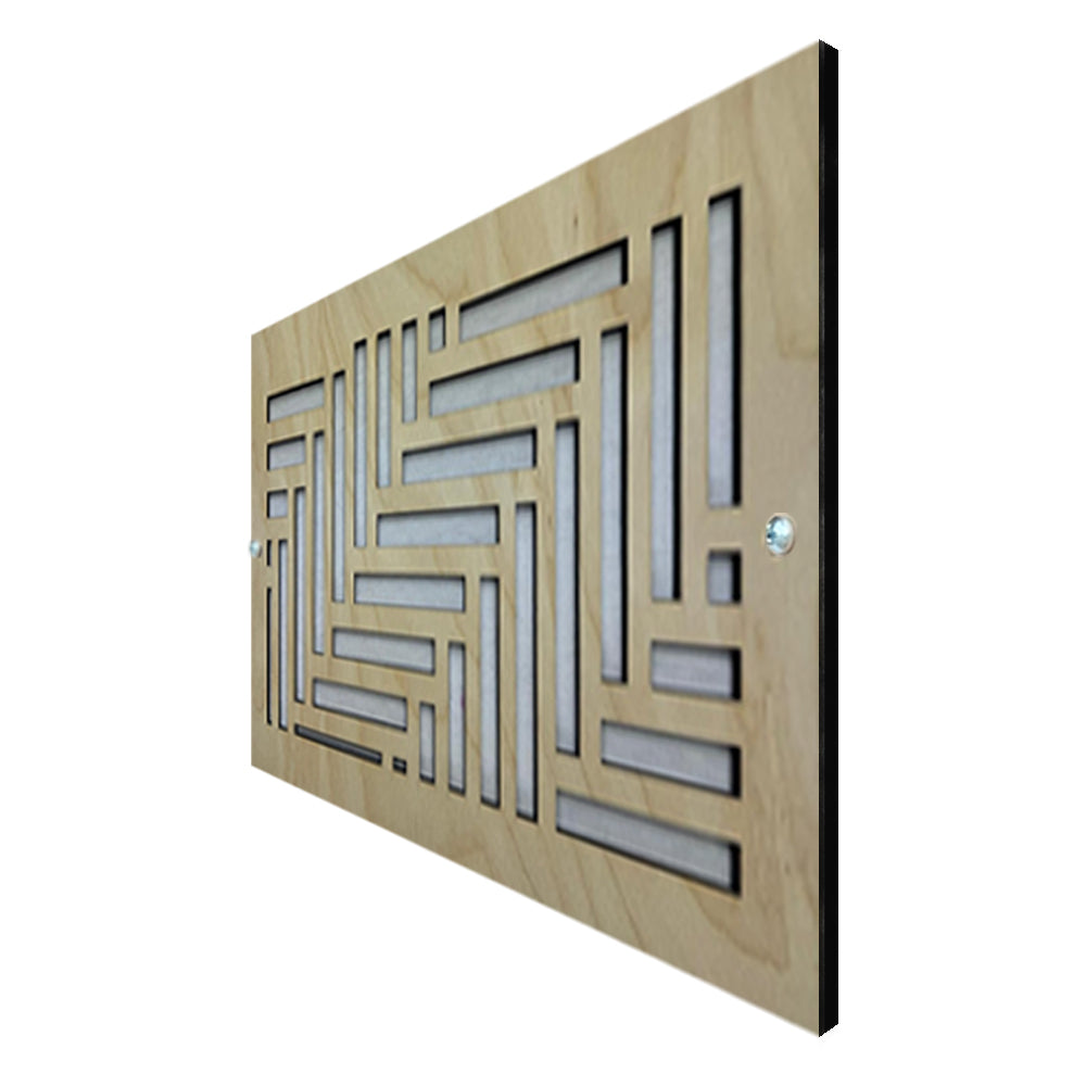 Elevation - Vent Cover Wood Registers for Wall/Ceiling