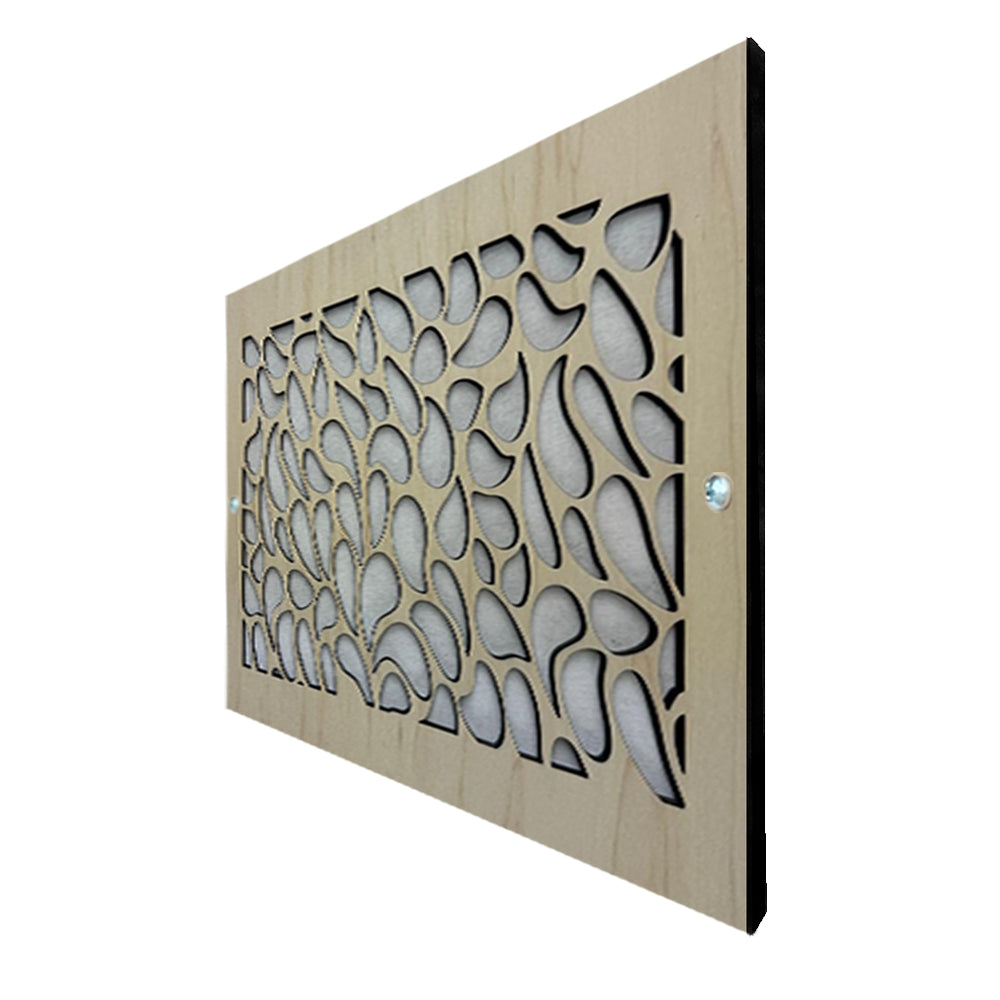 Rain Drop - Vent Cover Wood Registers for Wall/Ceiling