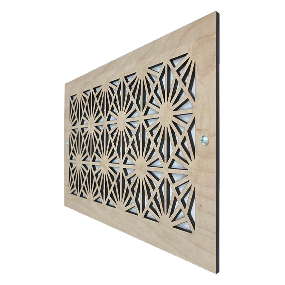 Sunburst - Vent Cover Wood Registers for Wall/Ceiling