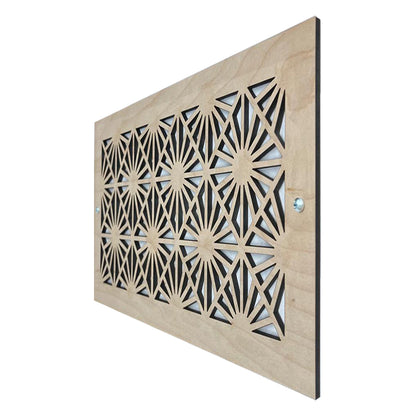 Sunburst - Vent Cover Wood Registers for Wall/Ceiling