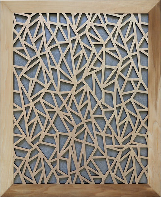 Wrap-around - Triangles - 30x14 - Natural Wood