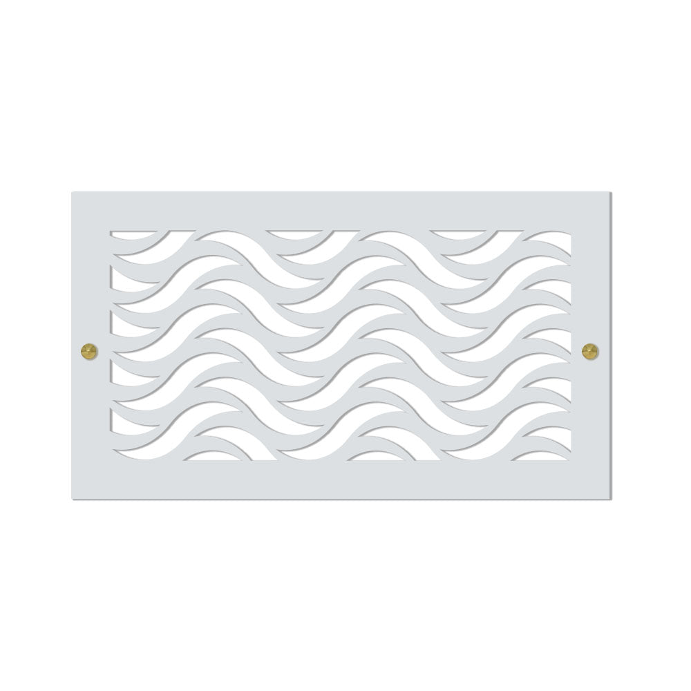 Waves - Vent Cover Wood Registers for Wall/Ceiling