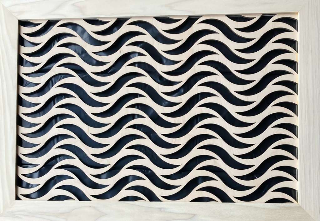 Clearance - Flush - Waves - 16x24 -Horizontal